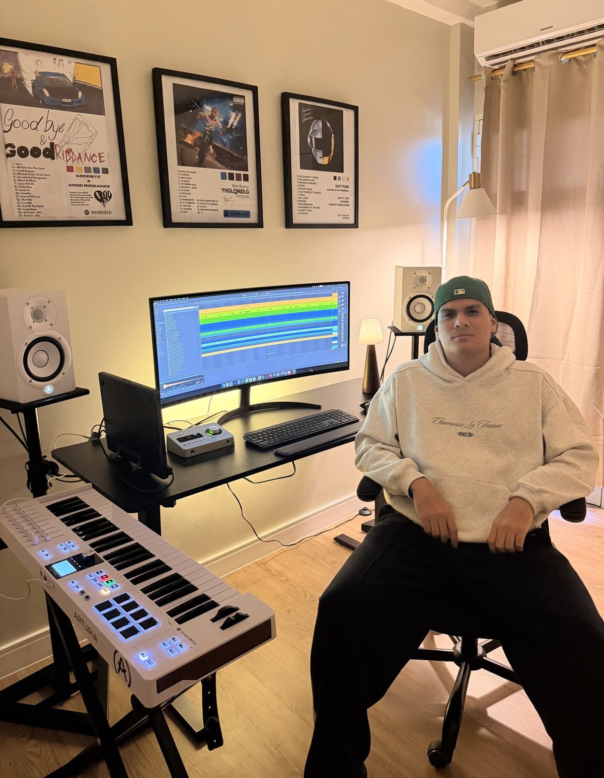 Verlein en el estudio